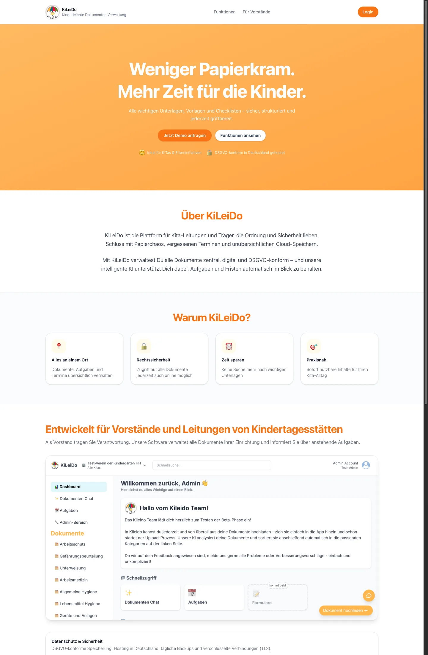 Vorschau der Website KiLeiDo